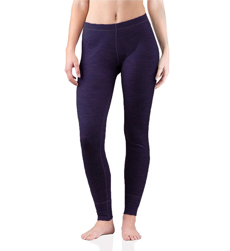 100% Merino Wool Base Layer Bottoms Women Merino Wool Thermal Underwear Baselayer Lightweight Merino Baselayer Warm Pants 160G