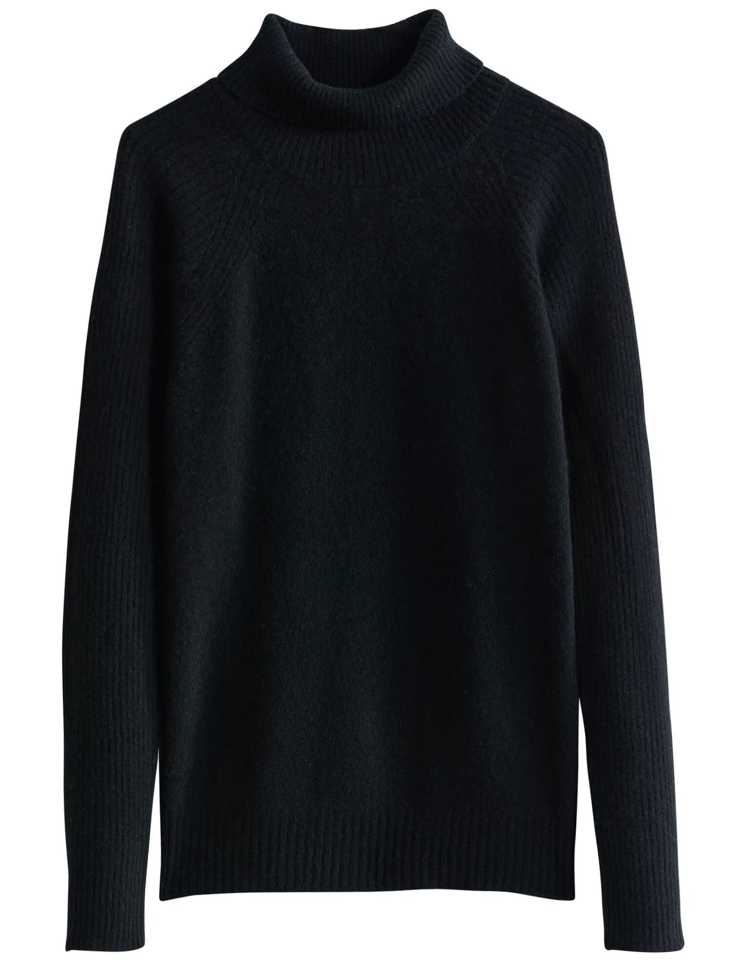 Cashmere Sweater Women'S Knitted Sweaters 100% Merino Wool Turtleneck Long Sleeve Pullover Autumn Winter Clothes Vintage Jumpers