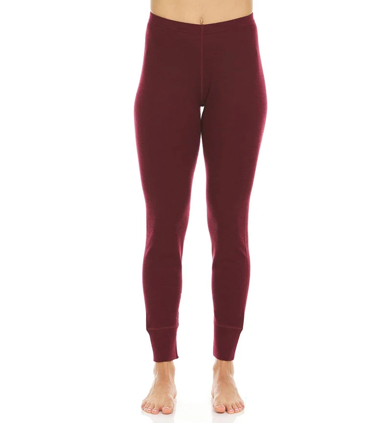 100% Merino Wool Base Layer Bottoms Women Merino Wool Thermal Underwear Baselayer Lightweight Merino Baselayer Warm Pants 160G