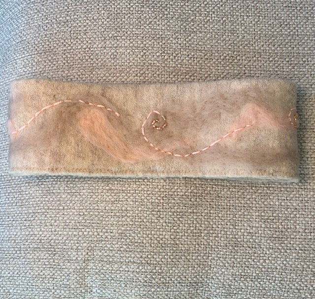 Pannband merinoull beigerosa